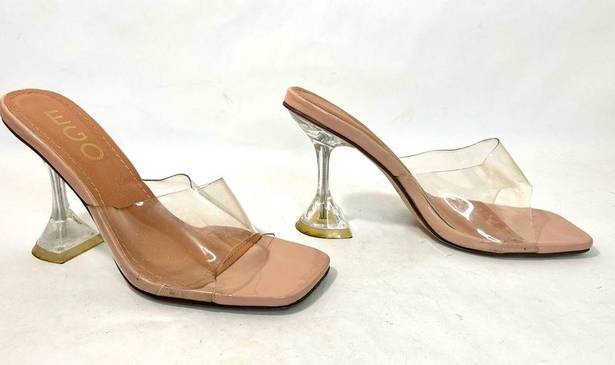 EGO  Perspex Heel Clear Heel Mules size 38 EU