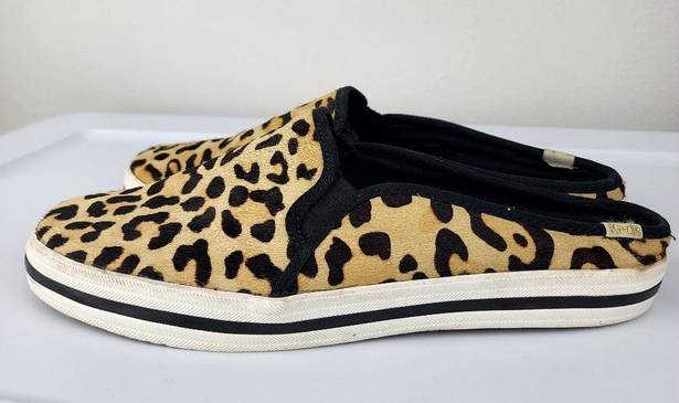 Keds  for Kate Spade Calf Hair Slip On Mule Animal Print Size 9.5