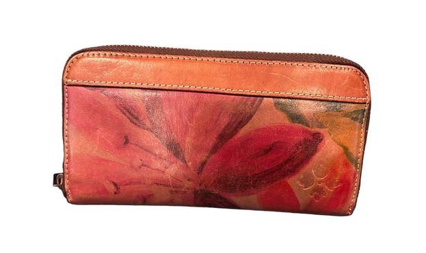 Patricia Nash Zip-Around  Floral Italian  Wallet for Women