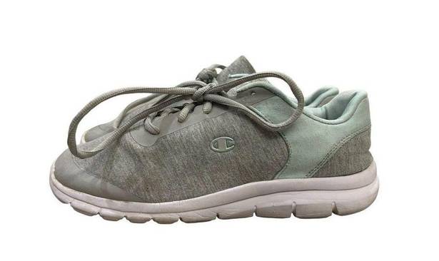 Champion  Womens Gray Lightweight Lace Up Athletic Sneakers Shoes 8.5 M