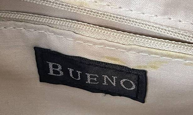 Bueno  Cream Off White Faux Leather Crocodile Textured Crossbody Bag Purse