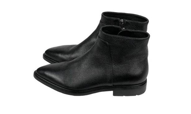 Via Spiga  Black Leather Booties 