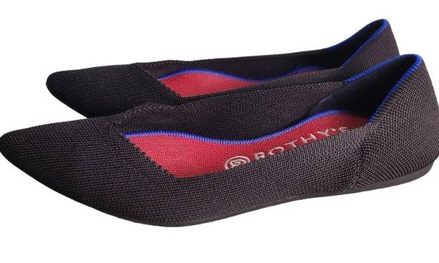 Rothy's  The Point Flat Shoe Women's 8 Black