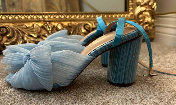 Blue Bow Heels Size 6.5