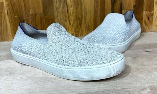 Rothy's Rothy’s The Original Slip on Sneaker Loafer White Salt Honeycomb