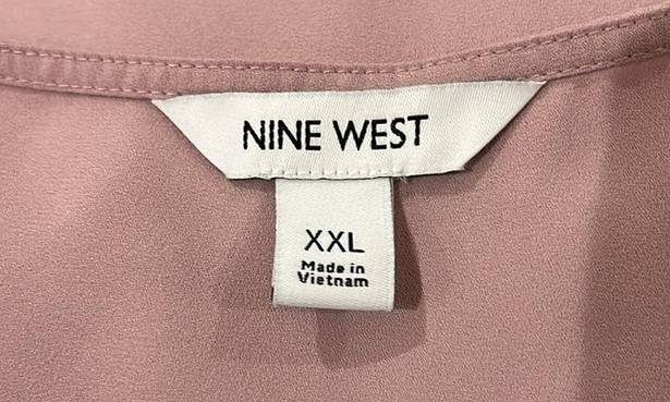 Nine West  Pink Camisole Sleeveless Double Layer Tank Top - Woman’s Size XXL