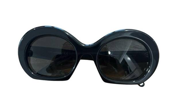 Loewe NEW  LW 40077I 01B Oversized Round Sunglasses 54 mm Black