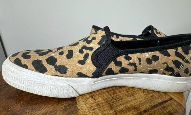 Keds Canvas Animal Print Slip on Sneaker Size 9