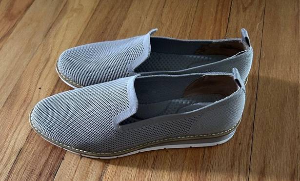 Harper Metropolitan View Women’s 8.5  Knit Metallic Casual Fashion Slip On Shoes