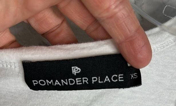 Tuckernuck  Pomander Place VESTY Blouse/Top Puff Sleeve Size XS White