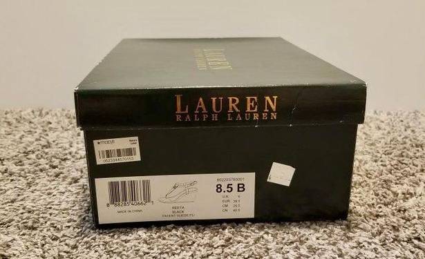 Ralph Lauren LAUREN  Reeta T-Strap Thong Wedge Sandals Size 8.5