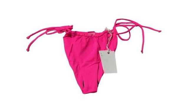 Good American  Tiny Ties Hot Pink Bikini Bottom 2 US M