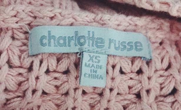 Charlotte Russe Sleeveless Turtleneck Sweater