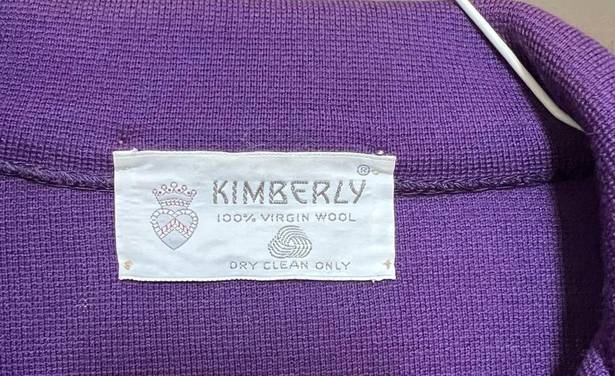 Kimberly VINTAGE  Purple Blazer Coat