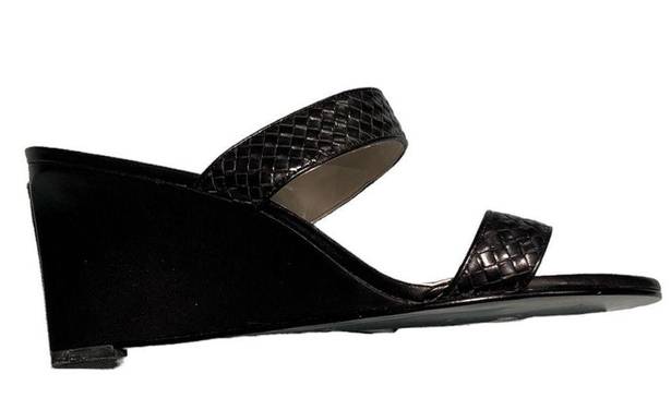 Ralph Lauren ,Richelle black wedge sandal Size 10B B50