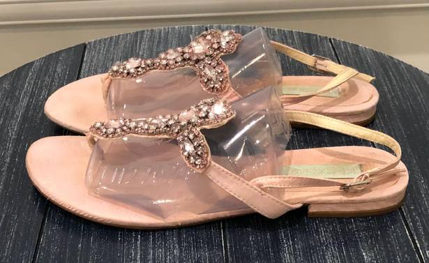 Betsey Johnson Bejeweled Sandals