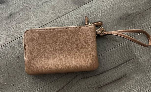 Coach Leather Wristlet