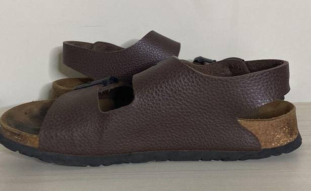 Birkenstock Birki's by  Brown Dual Front Strap Sandals Size EUR 38 Womens/Mens