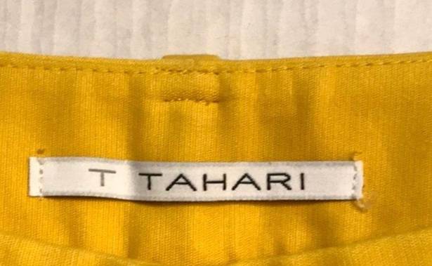 T Tahari  Sunflower Straight Crop Trouser Size 2