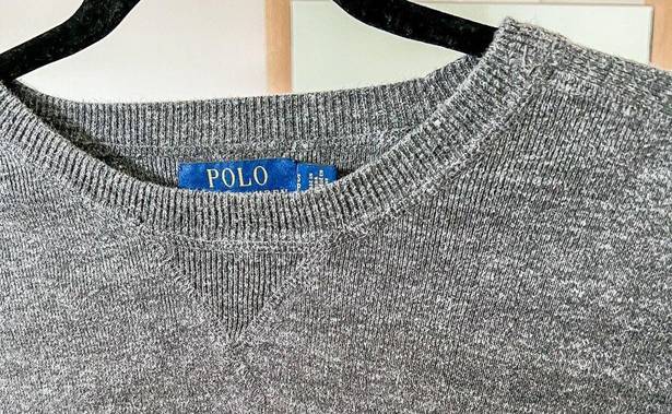 Polo  🏆 gray sweater / crew neck