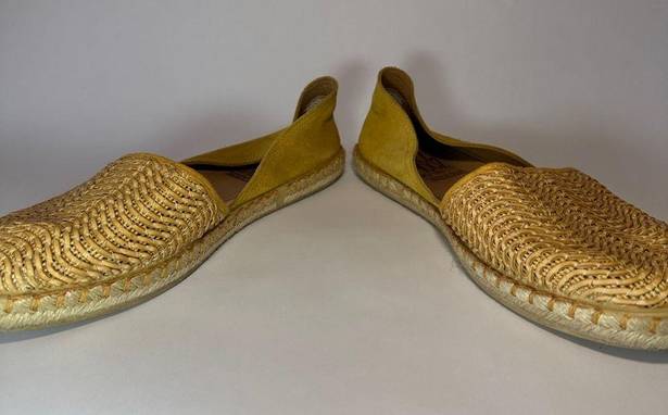 Miz Mooz  Ochre Cindy Leather D'Orsay Flat Yellow Size 41 or US 10