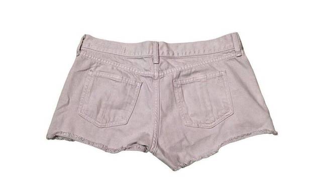 Rag and Bone  Lilac Purple High Rise Denim Mini Shorts 27