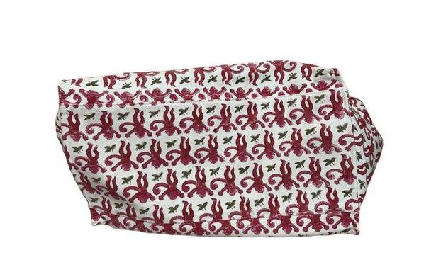 Roller Rabbit  Women's Cotton Nesting Box Bag Red Monkey Print Size Large