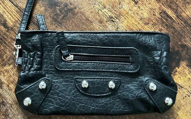 Chateau  | studded faux leather wristlet