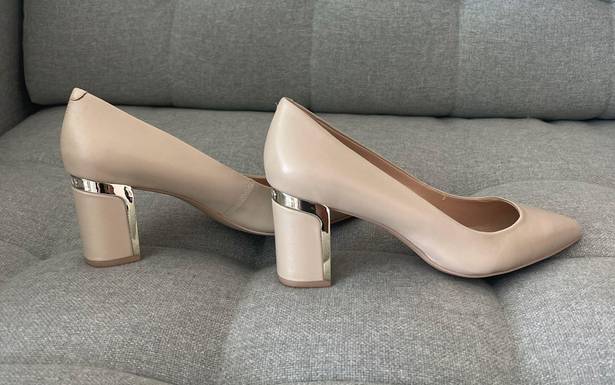 DKNY Nude Pointy Heels