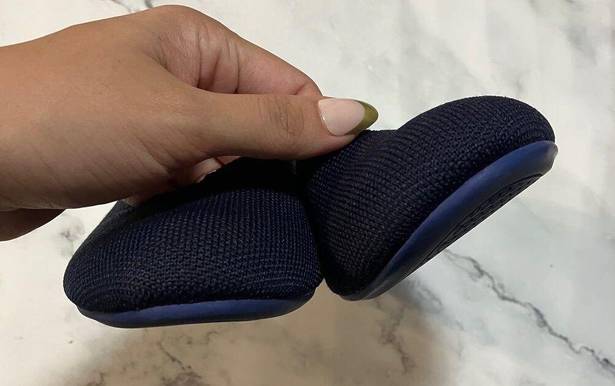 Rothy's  The Flat Womens 9.5 Navy Blue Round Toe Slip On Ballet Casual Comfort