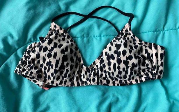 Xhilaration Cheetah Print Bikini Top