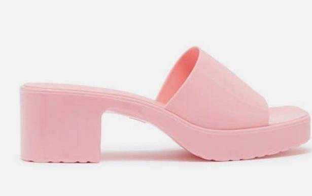 Nicole Miller Pink Jelly Sandals