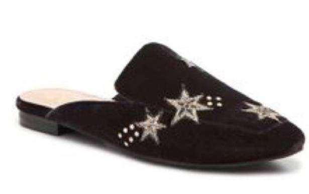 mix no. 6 New  ALEXCINA Embroider Stars Velvet Mule