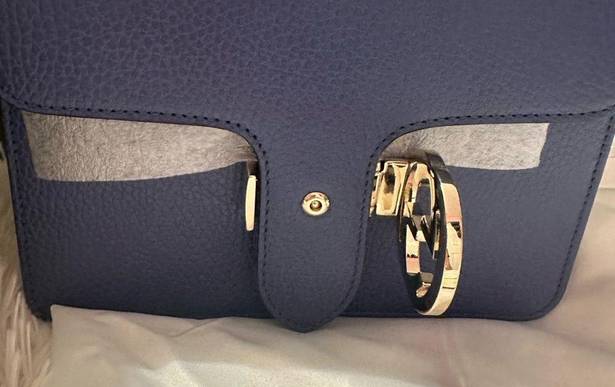 Gucci Authentic  Dollar Calfskin Small Interlocking G Shoulder Bag Caspian NEW