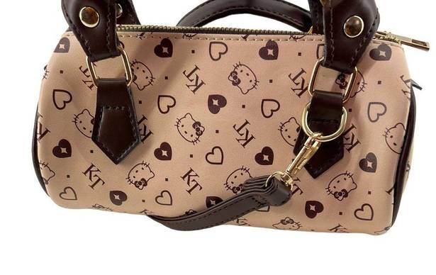 Sanrio  Hello Kitty Bag Y2k Brown Tan Bag Cartoon Printed Womens