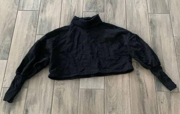 The Range  crop black sweater