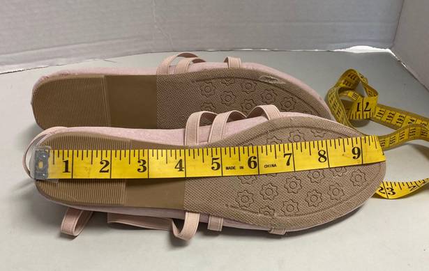 Twisted Sara129 Ballet Style Flats Pull-On Size 8 Light Pink New Without Tags