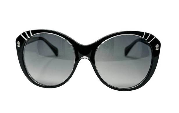 Alexander McQueen  Black & Clear Oversized Cat Eye Sunglasses w/ case  4231/S