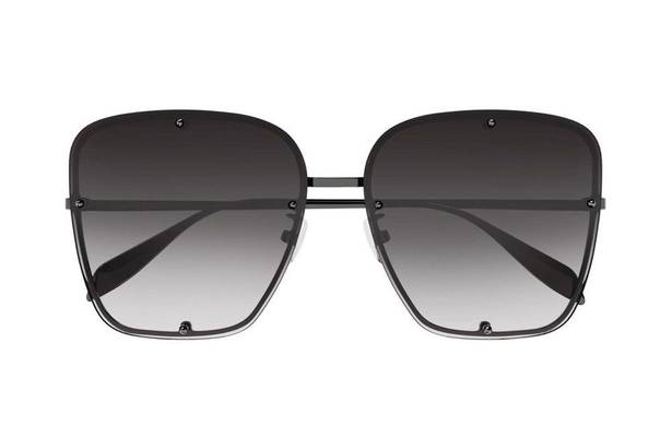 Alexander McQueen NEW  Oversize Square Frame Sunglasses, 63mm New w/Case