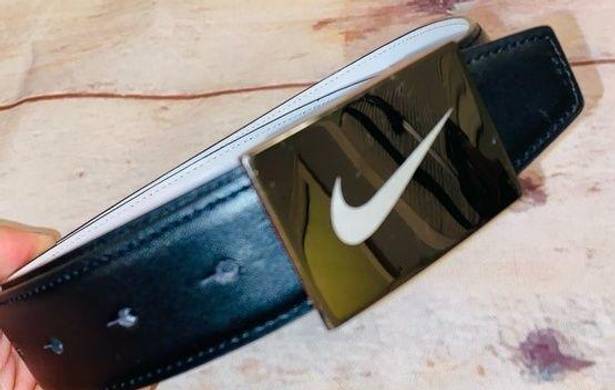 Nike  Logo Belt with metal buckle