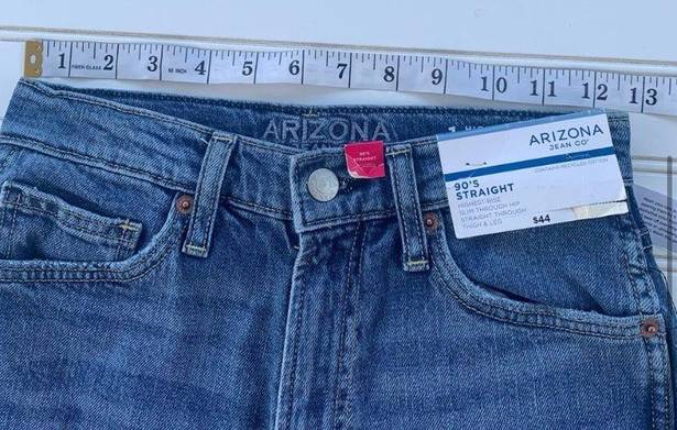 Arizona Jean Company Arizona Jean Co. 90s straight highest rise slim blue jeans size 1 