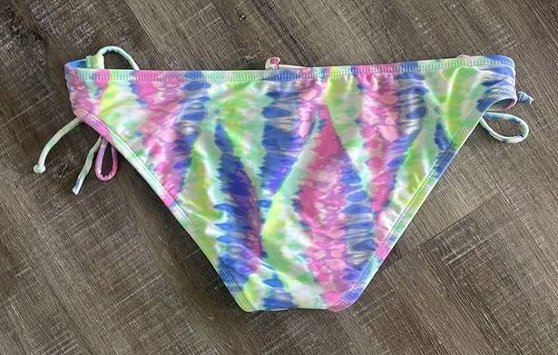 The Bikini Lab Tie Dye Rash-guard & Bikini Bottoms Set