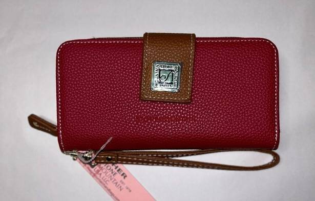 Stone Mountain Womens  Large Zip Around Wallet