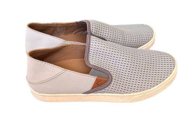 Olukai  Pehuea Slip On Convertible Sneaker Gray Size 8 womens