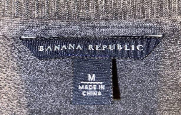 Banana Republic  Full Zip Military Style Jacket in Gray - size medium