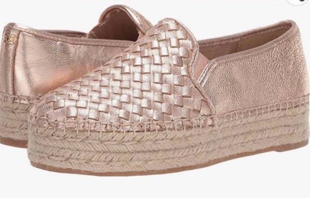 Sam Edelman Women's Catherine Metallic Espadrille Platform