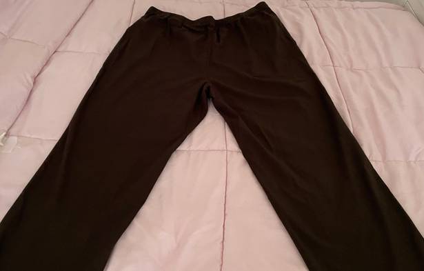 Orvis NWT  Brown Pull On Elastic Waist Tencel Pants, size XL