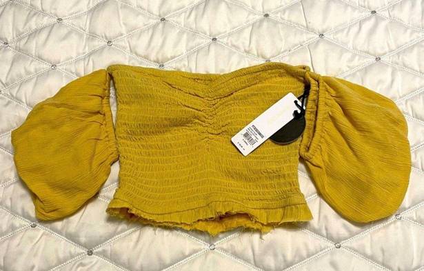 Revolve NEW  YELLOW TOP XS