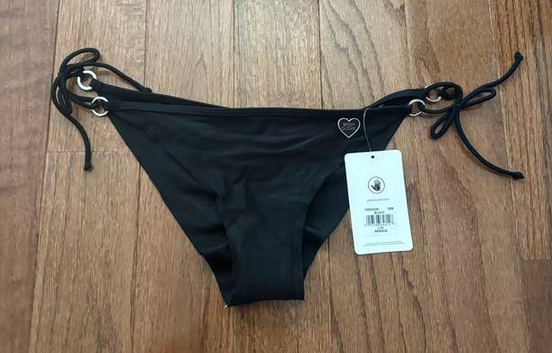 Body Glove NWT  SMOOTHIES BRASILIA SIDE-TIE BIKINI BOTTOM - BLACK