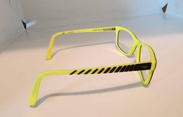 Nike  Yellow & Black Prescription Glasses Frames, Case, & Cleaning Cloth